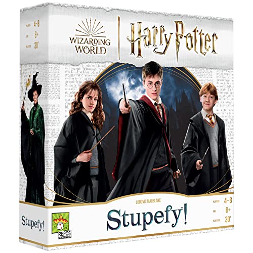 Repos | Harry Potter Stupefy | Board Game | Ages 8+ | 4-8 Players | 30 Minutes Playing Time, ASMHPSEN01