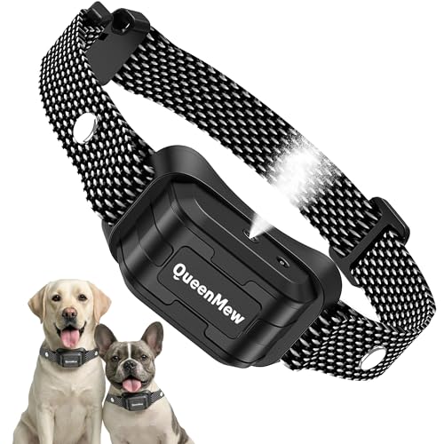 Collier Anti Aboiement Chien, Collier Anti Aboiement Chien Citronnelle Spray, 2 Modes de Pulvérisation Réglables, Anti-aboiement Automatique, Collier de Dressage pour...