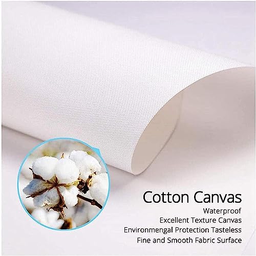 MHLCMG Stampa su tela, astratta, nero, bianco