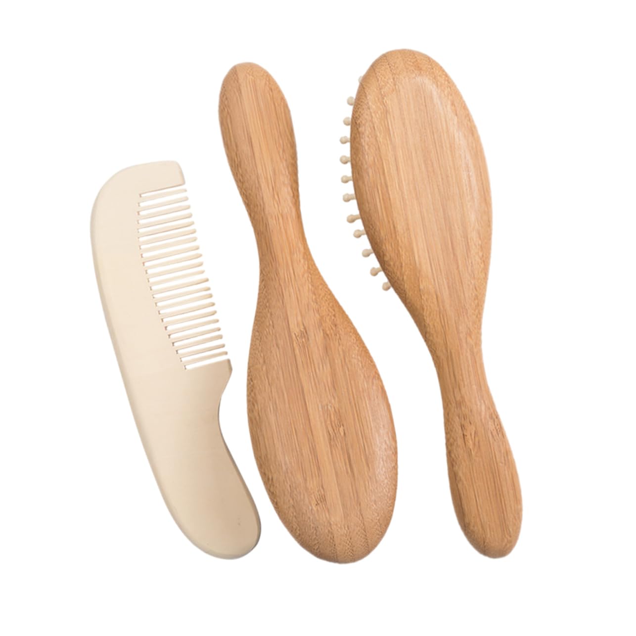 MAGICLULU 2sets Bath Brush Set for Newborns Baby Hair Brush Shower Comb Bathing Tools Cleaning Tool for Newborns 3pcs*2