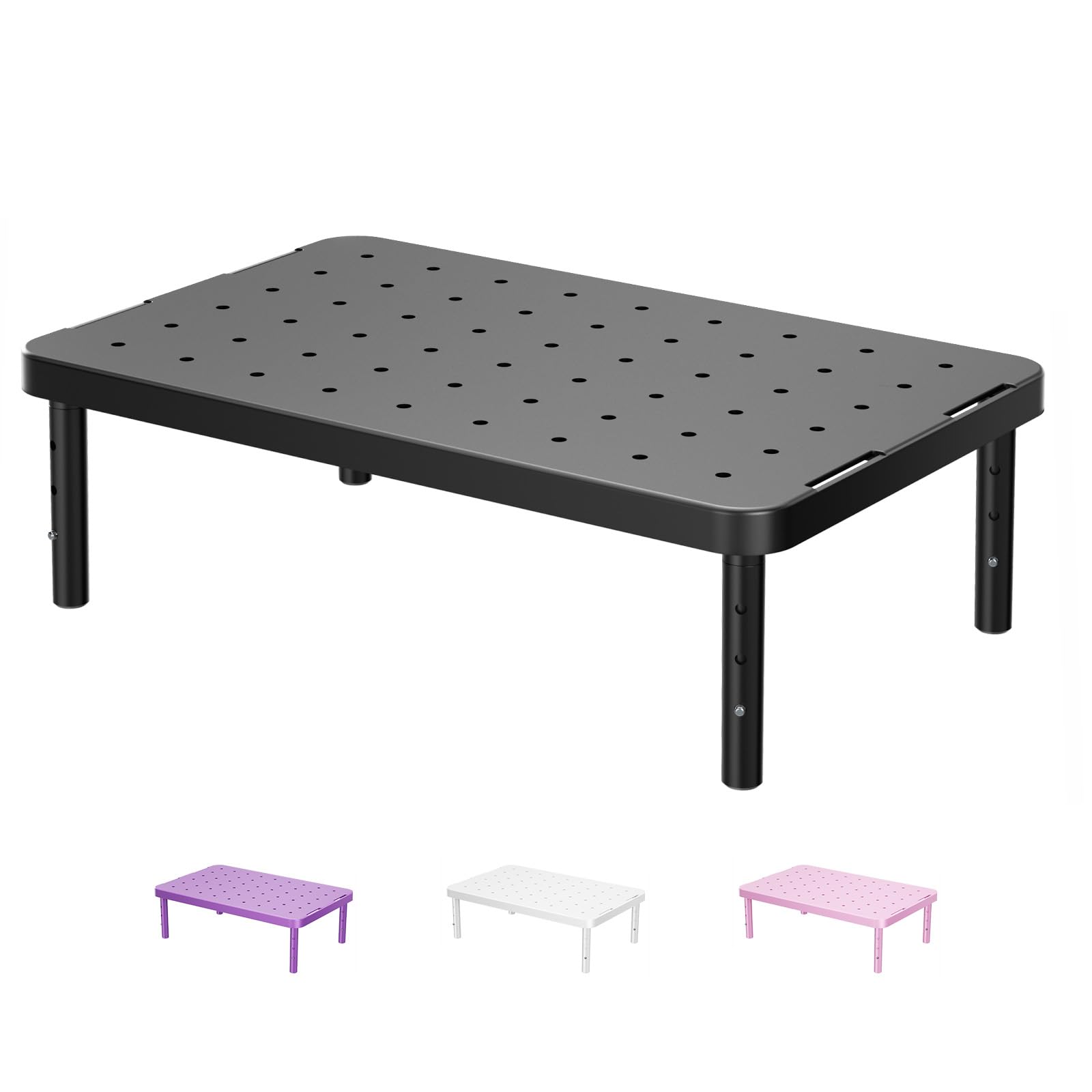 Computer Monitor Stand for Desk, Adjustable Laptop Riser, Desk Monitor