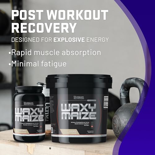 Image of Ultimate Nutrition Carbohydrate Supplement, Wazy Maize - Unflavored Carb Protein Shake Powder & Muscle Builder for Post Workout - Zero Sugar, No Added Flavors, Colors Or Sweeteners - 3 Pounds