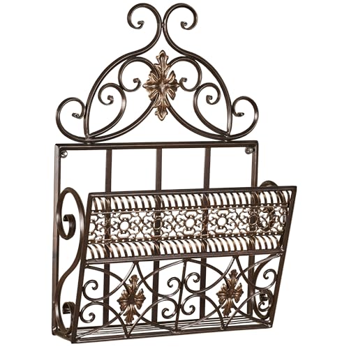 Touch of Class Charleston Metal Wall Organizer Bronze Single 13