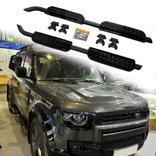 FTAPACCE 2 x seitliche Trittbretter für Land Rover Defender 90 110 130 L663 L851 2020–2024 (Defender 130) FTAPACCE 2 x seitliche Trittbretter für Land Rover Defender 90 110 130 L663 L851 2020–2024 (Defender 130)