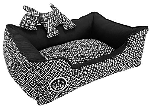 CAMA RUBI BLACK & WHITE M BICHOS