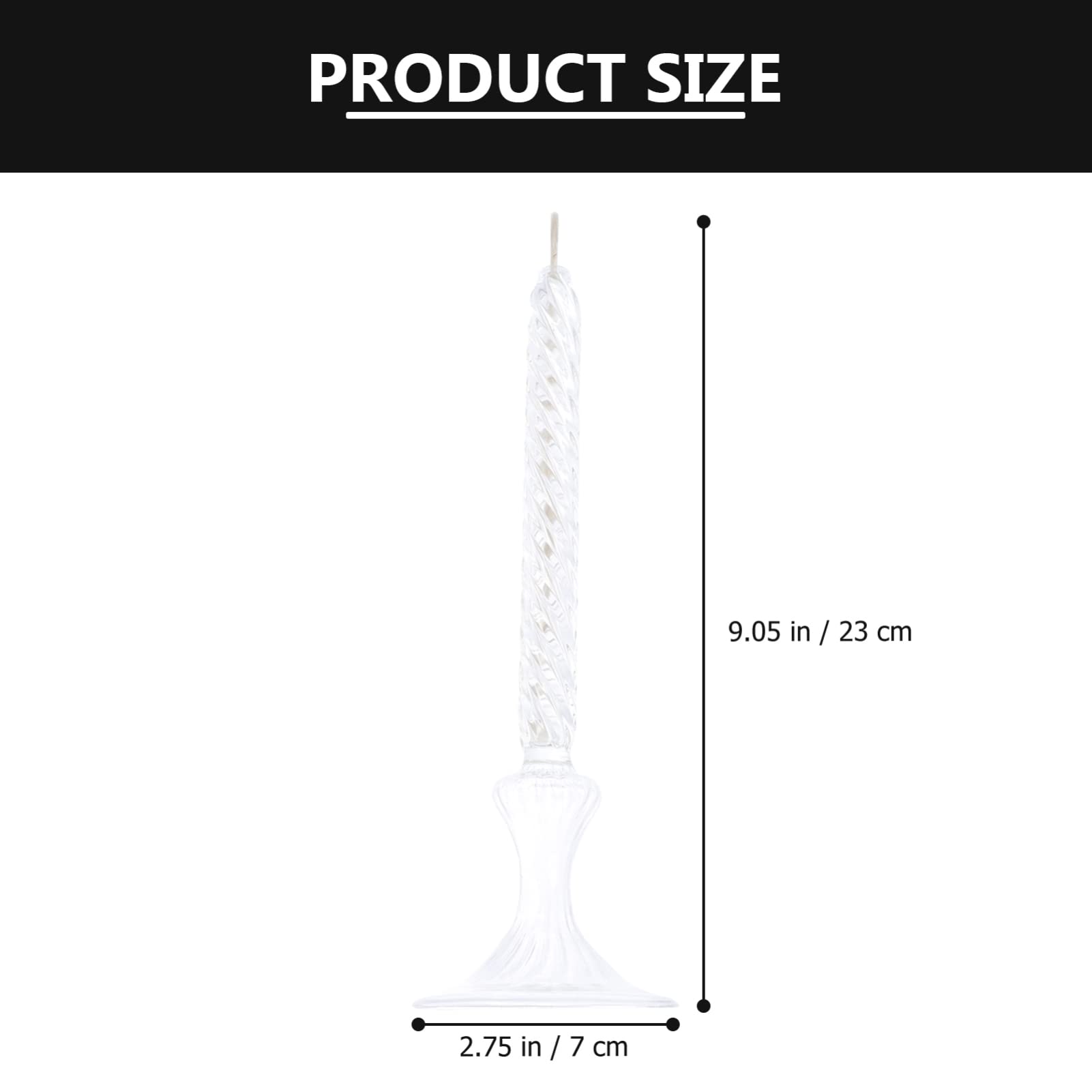 OSALADI Kerosene Lamp Oil Lantern Glass Tube Candle Shape Oil Lamps for Indoor Use Christmas New Year Wedding Dinner Ornament, Size S