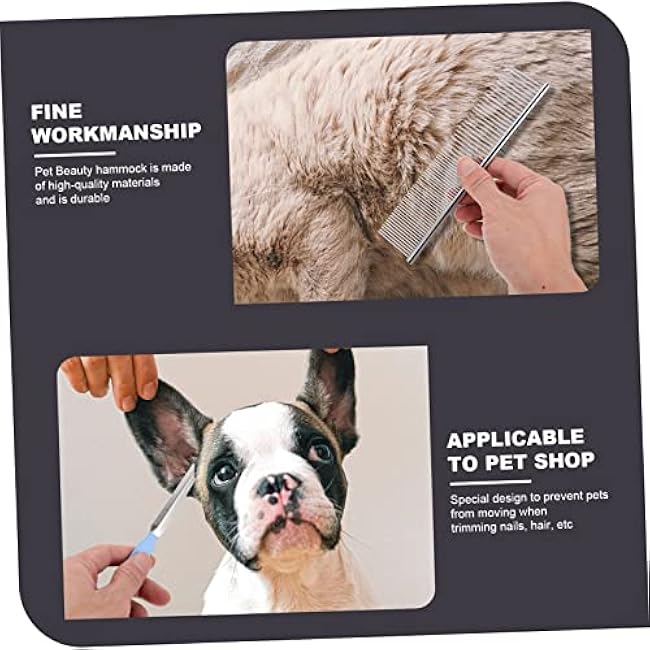 Kisangel Dog Grooming Hammock Adjustable Hanging Harness for PET Nail Trimming for Medium and Small Cats and Dogs PET Grooming Supplies-xm99RXVz