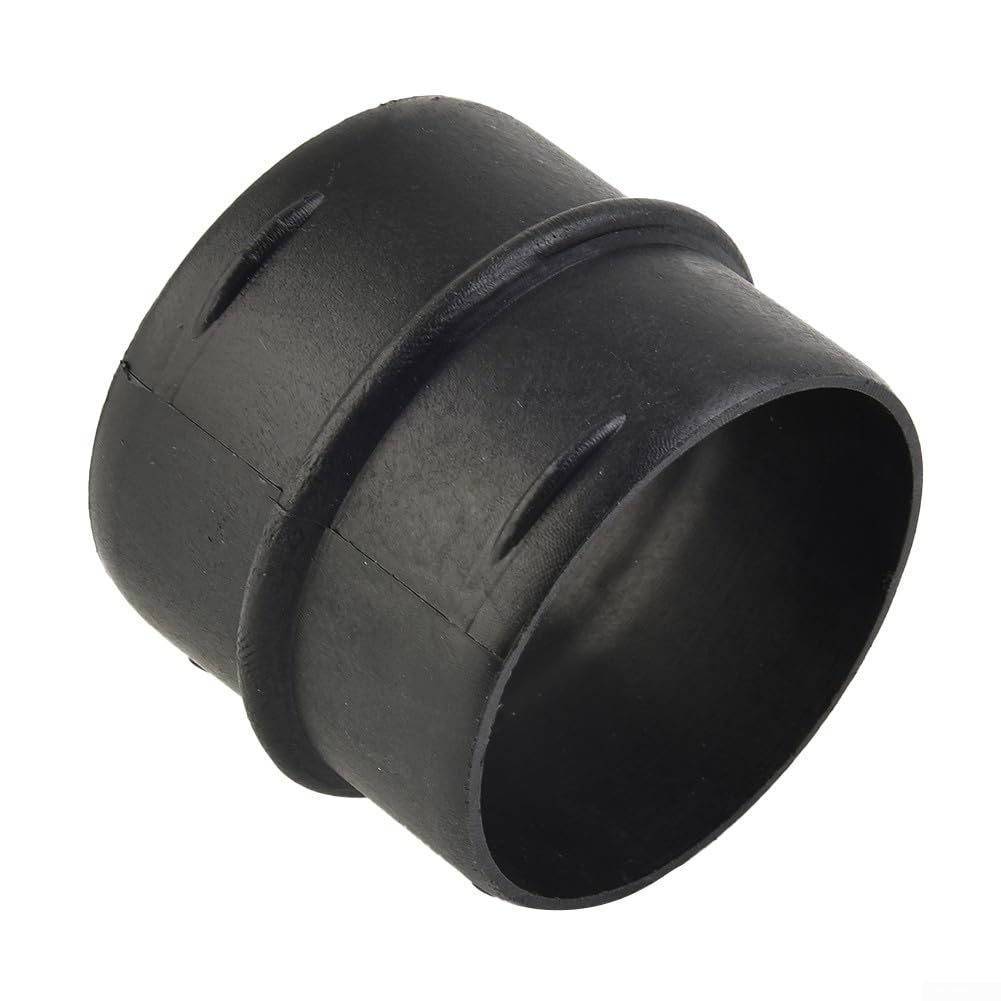Yhenlovtt 221000010005 Connettore per condotto dell'aria da 60 mm, tubo di prolunga in plastica nera, compatibile con sistema di riscaldamento per auto Eberspacher-Webasto