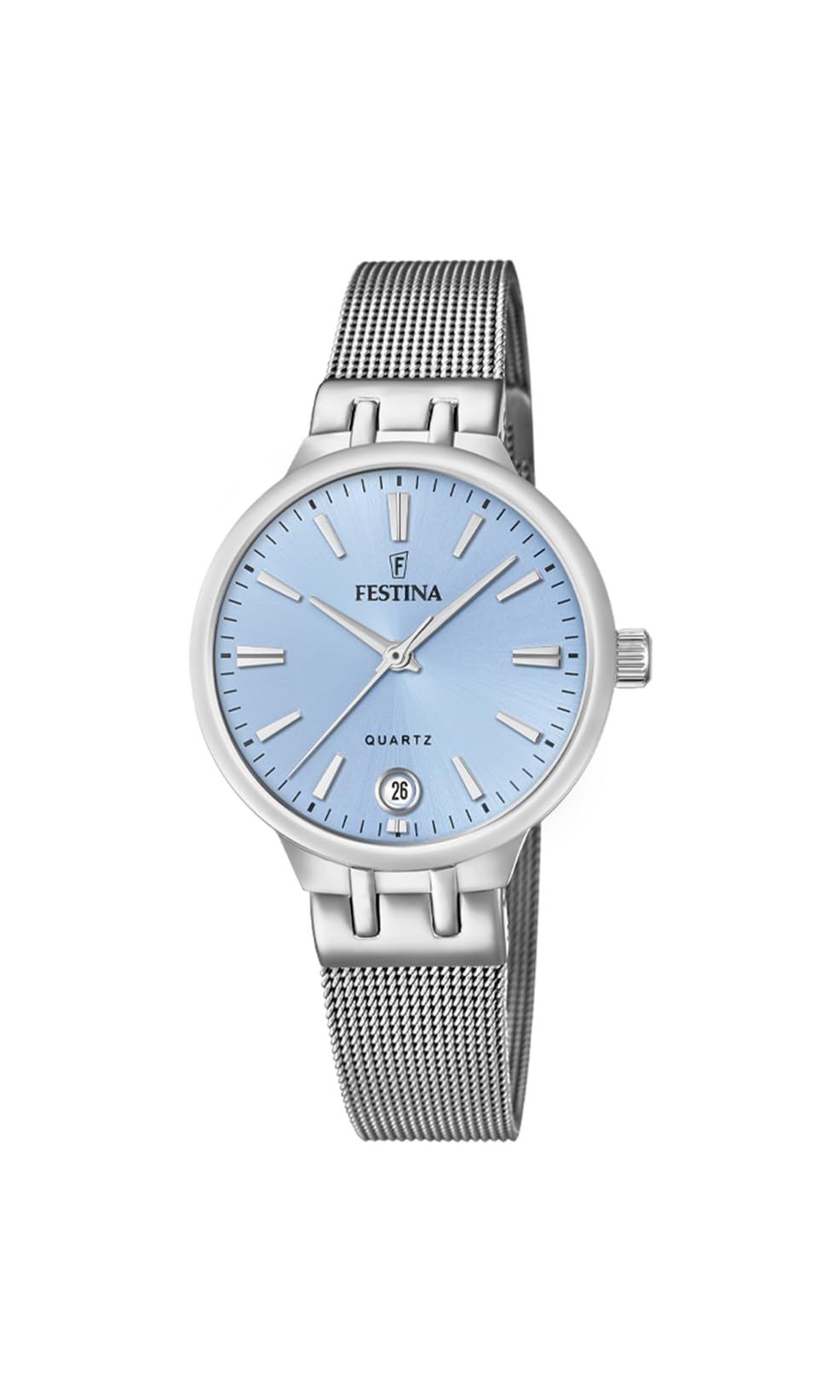 Festina Ladies Stainless Steel Watch with Steel Mesh Bracelet F20712/2