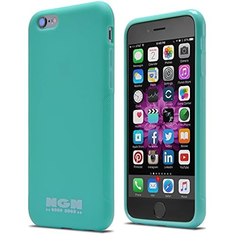 Engine Design Group - iPhone 6s Grip Case | Slim Fit | Ultra Grip | TPU Case for iPhone 6 and 6s Turquoise Cover