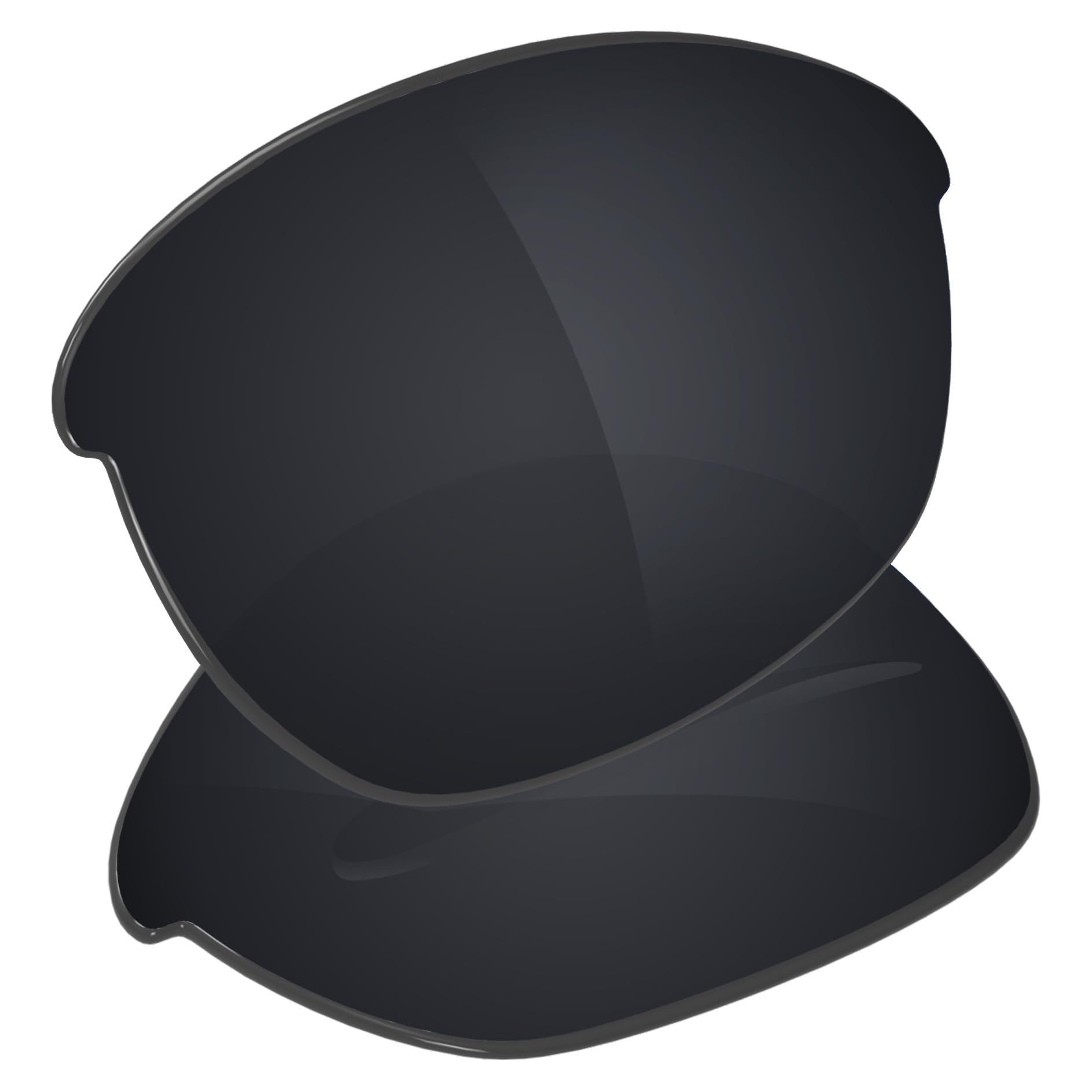 Galvanic Replacement Lenses for Oakley Half Jacket 2.0 sunglass - Black Polarized