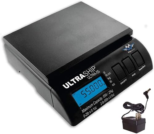 UltraShip 55 lb Digital Postal Shipping Kitchen Scale