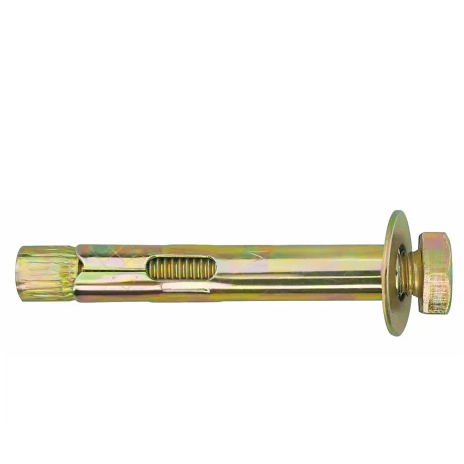 Pernos De Expansión M6 M8 M10 M12 M16 Pernos de expansión hexagonales exteriores acero al carbono galvanizados Manga anclaje hormigón(M8x180mm 5pcs)