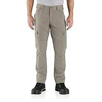 Carhartt Pantaloni da lavoro da uomo Relaxed Ripstop Cargo, greige, 42W x 30L
