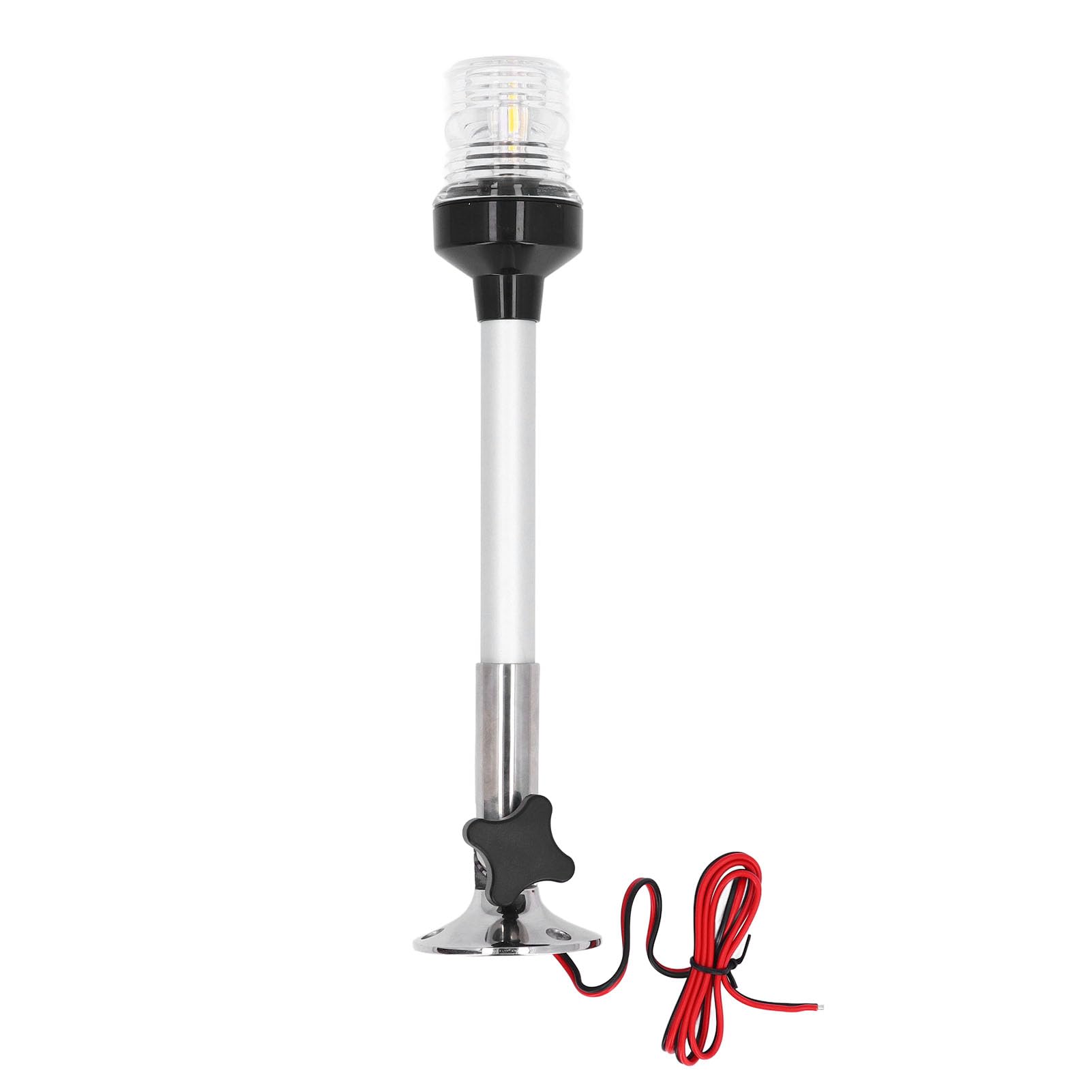 LED Piega la Luce della Poppa della Barca con Grado Marino e Design Ad Alta Efficienza Energetica, 12 Pollici 12-24VDC, IP66 Impermeabile, visibilità di 2nm, per Pescherecci Pesca a Pontone, Luce