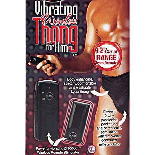 California Exotics Remote Control Vibrating Men's Thong