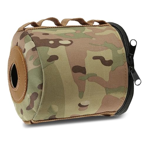 Outanaya Bolsa de Tela Oxford para Tanque de Gas Grande, Funda Protectora Aislante Camuflaje para Bombona de Camping, Bolsa Portátil Resistente para Almacenamiento y Transporte al Aire