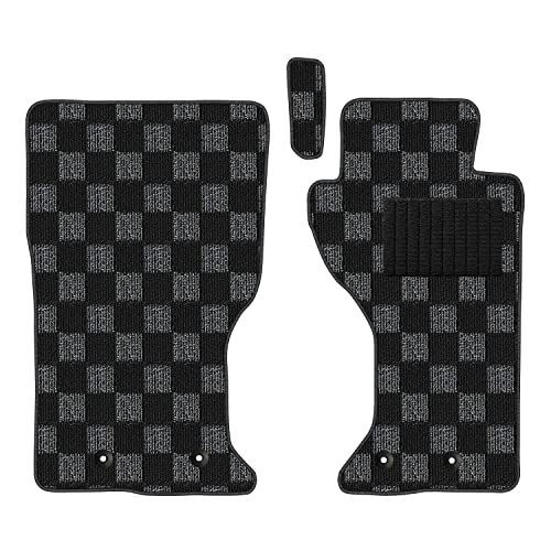Aviles マツダ 互換品 ロードスター ND系 フロアマット BIGチェック×グレー