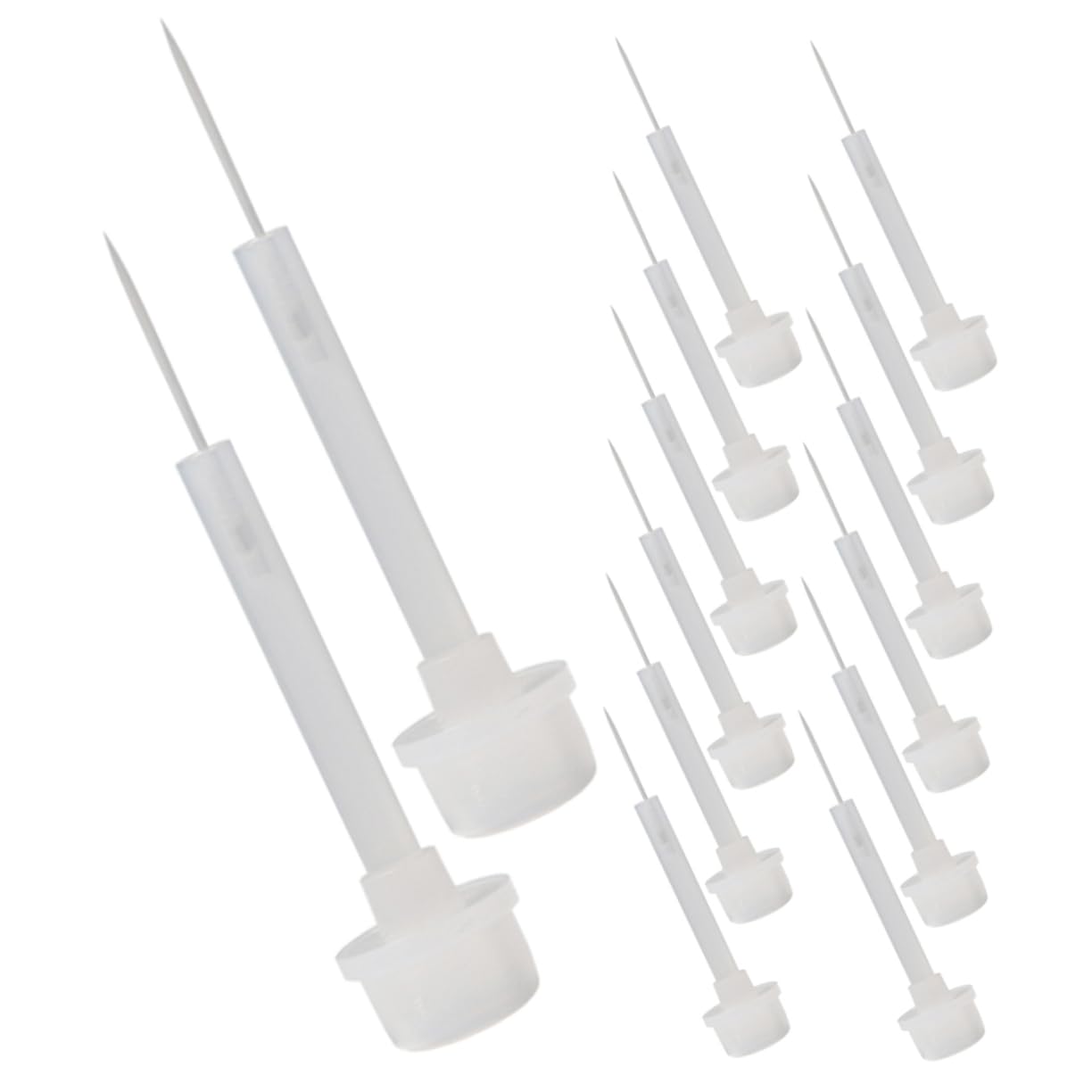 NULYLU 20pcs Nail Polish Brush Replacement Gel Nail Polish Applicators for Even Distribution Durable Brushes for Home Professional Use