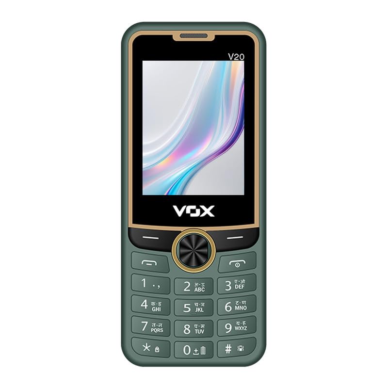 Vox V20 Feature Phone with 2500 mAh Battery (2.4" Display, Dual Sim) (Green) (B0D5BCGL26) Amazon Price History, Amazon Price Tracker