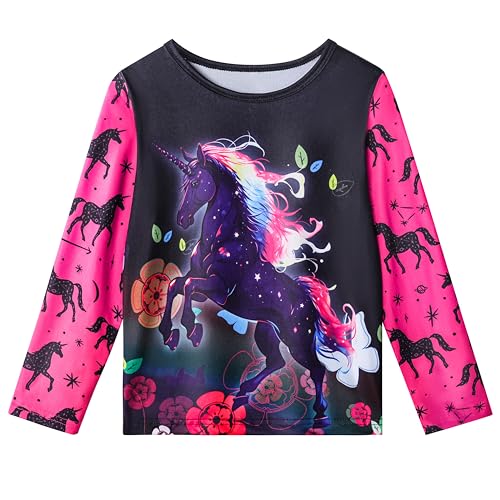 LQSZ Girls Pajamas Toddler Girls PJs Sleepwear for Girls Size 2-12 Years4