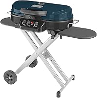 Coleman RoadTrip 285 Portable Propane Grill: 20,000 BTU, 3 Burners, Instastart Ignition for Camping & Tailgating