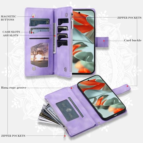 Coque Pixel 9 Pro XL antichoc Asuwish DKTTQB US violette robuste - 2