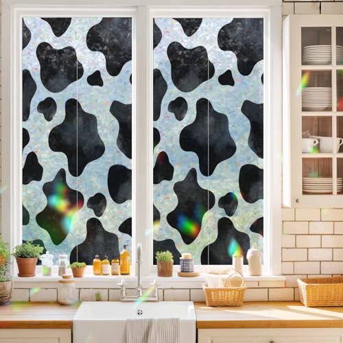 Vinilo para ventana con diseño de vaca 19.6x39.3 pulgadas miniatura 3