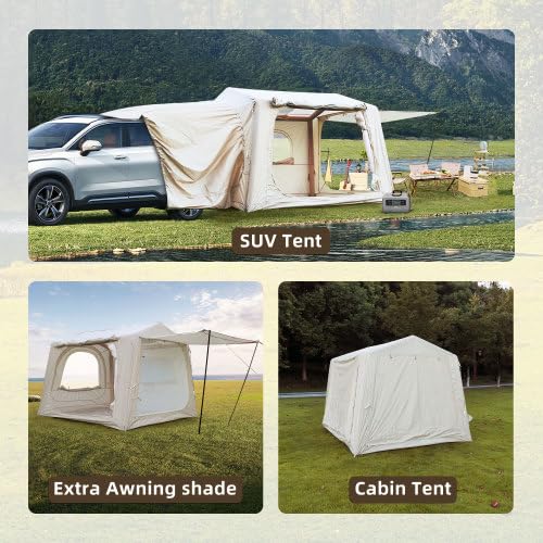 Carpa Inflable 2 en 1 para Camping 4-6 Personas miniatura 5