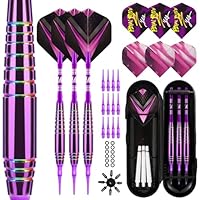 Lavishio Dartpfeile mit Kunststoffspitze für Elektronische Dartscheibe 3 Stück Soft Darts Pfeile Set, 19 Gramm Profi Softdarts Dartpfeil, mit Aufbewahrungsbox