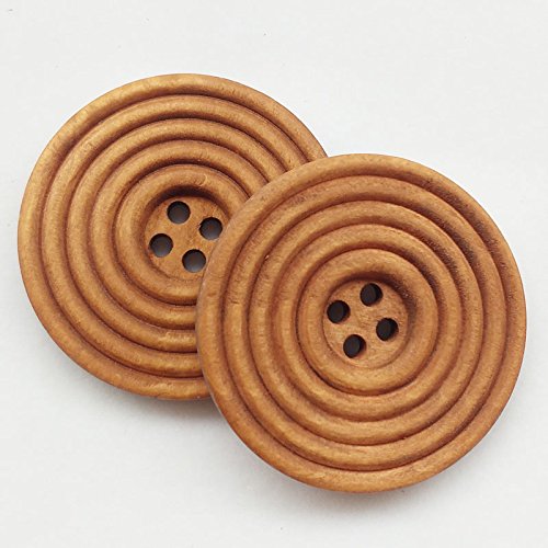 Bottone Rotondo Decorato Piccolo A 4 Fori In Poliestere Art. B0199 - 4
