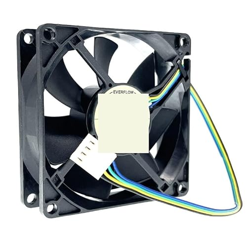 80mm 8cm 8025 PWM Rs[^[ PC CPU pt@ Everflow F128025SU (48) 80X80X25mm DC12V 0.40A 4400RPM Xs[hN[[