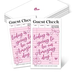 Pink Guest Check