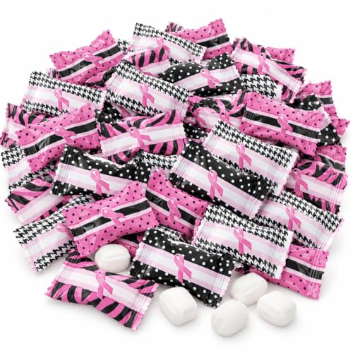 Fun Express Pink Ribbon Buttermints, 108 Count - image 1
