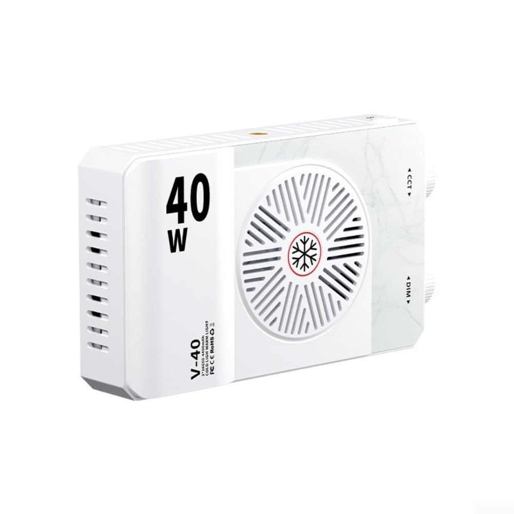 Luz de relleno RGB de 40W panel LED portátil y compacto de mano
