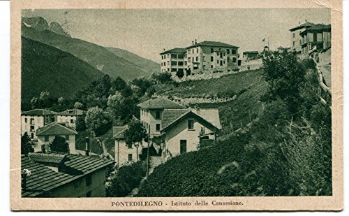 1934 Ponte di legno Istituto delle Canossiane Guller Brescia Navacchio FP B/N VG Cartolina Postale