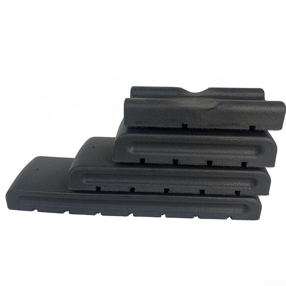 Juego de 4 almohadillas de lijado de poliuretano ajustables con eje suave para carrocería de automóvil, cóncavo convexo para pulido de superficies, herramientas manuales para masilla de coche y papel
