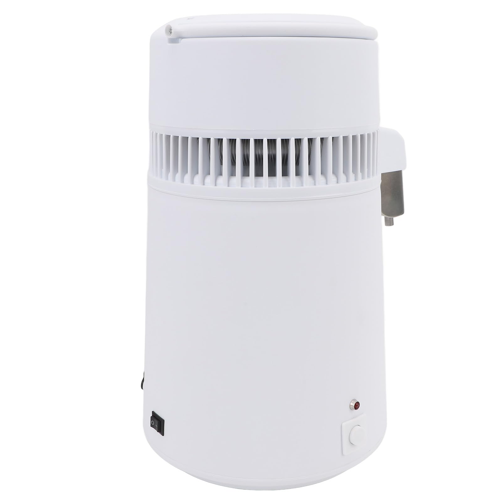 Fdit Destilador de Agua de 750W Acero Inoxidable 4L Apagado Automático Auto Power Off para Cocina Laboratorio Belleza CPAP (Enchufe europeo 220V)