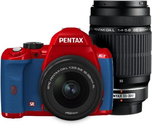 Amazon | PENTAX デジタル一眼レフカメラ K-r Wズームキット レッド