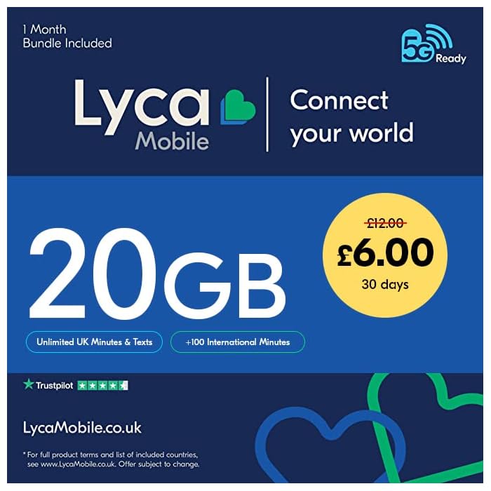 Buy Lycamobile’s National Plus plan Unlimited UK Minutes & Texts
