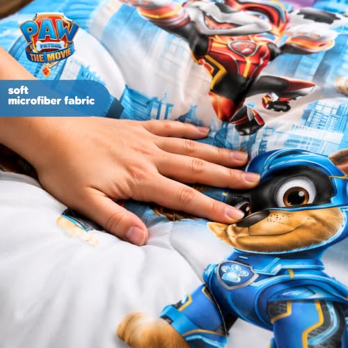 Image of Franco Paw Patrol Kids Bedding Super Soft Cozy Microfiber Comforter, Twin, Chase, Skye, Marshall, Rubble, (Officially Licensed Product)