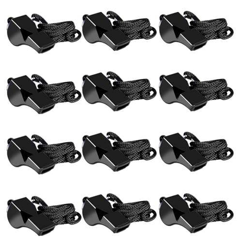 LIANGYUNZE 12 Pcs Professional Sport Whistle Set