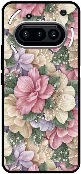 ZMAG Flower Pattern Premium Printed Design Back Cover Compatible for