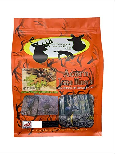 FG Forget Genetics Trace Minerals and Attractant | Acorn Flavored | for Whitetail Deer | 8lbs Bag …