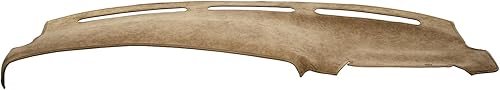 DashMat SuedeMat - Funda para salpicadero Daewoo Leganza (gamuza sintética, beige)