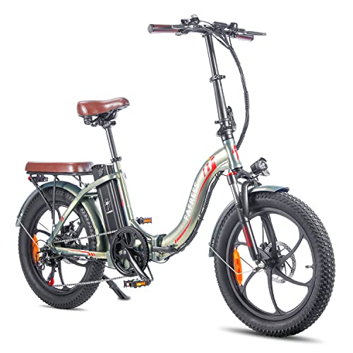 Fafrees Oficial Bicicleta Electrica Plegable, 36v 18ah Batería De Grado Automotriz 21700 Asistencia De Pedal 120-150km Ebike, 20 3.0 Pulgadas Bicicleta Electrica Montaña Adulto 250w, F20 Pro Verde Fafrees Oficial Bicicleta Electrica Plegable, 36v 18ah Batería De Grado Automotriz 21700 Asistencia De Pedal 120-150km Ebike, 20 3.0 Pulgadas Bicicleta Electrica Montaña Adulto 250w, F20 Pro Verde