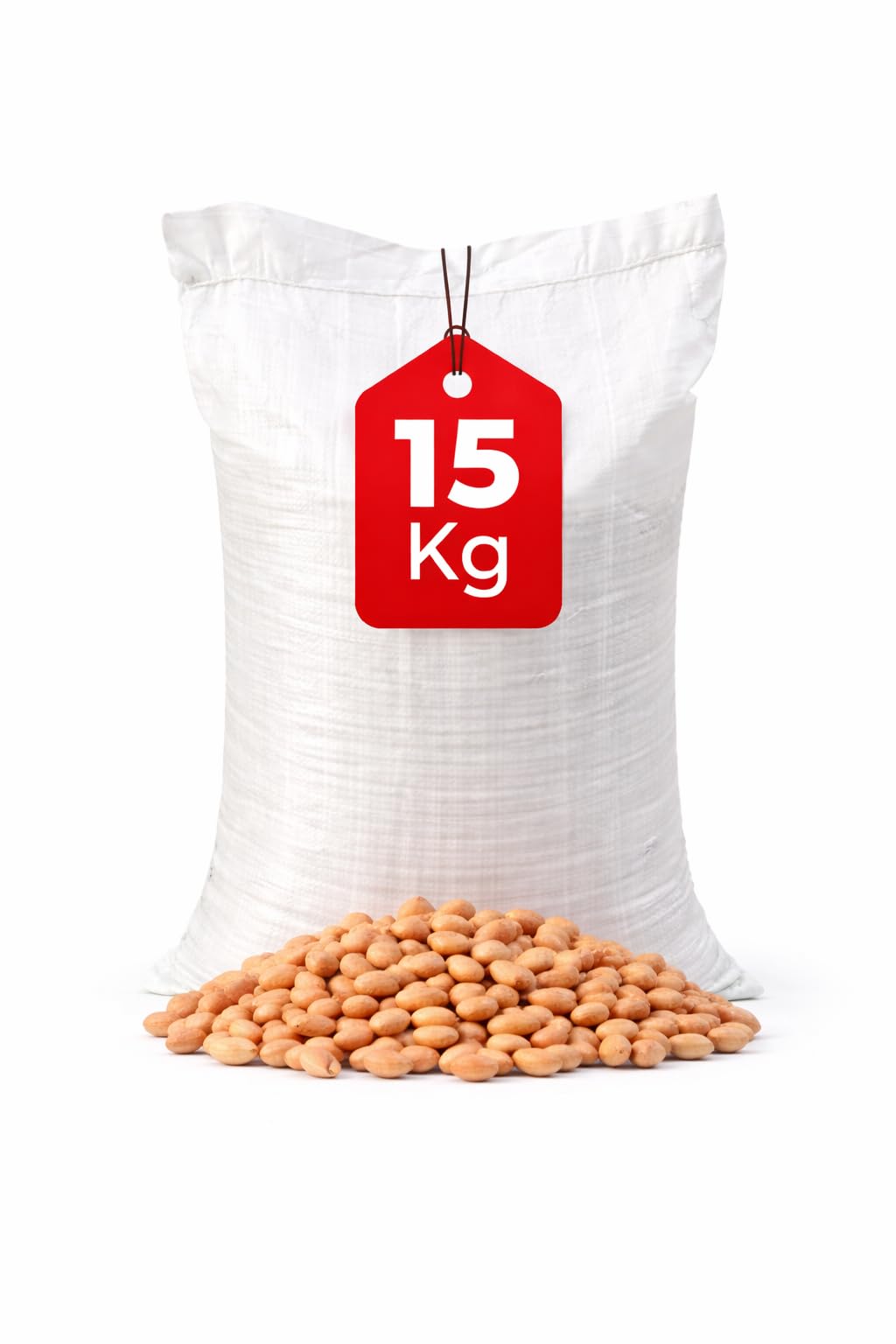 Beewarm Premium Wild Bird Food – Peanuts Whole for Garden Birds – High Energy, No Mess Bird Feed (15kg Bag, Peanuts Whole)