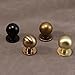 BUKOBYHE 10 Pack Antique Brass Cabinet Handles and Knobs - Vintage Drawer Knobs, Kitchen Hardware, Zinc Alloy Handles for Cabinets, Cupboards