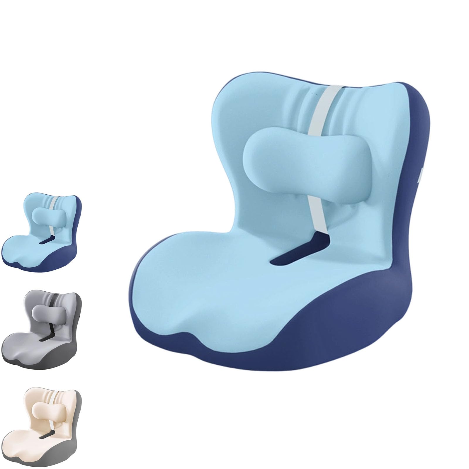 Coussin de siège ergonomique avec soutien lombaire, coussin de chaise de bureau pour le confort du dos et des fesses, coussin de siège en mousse à mémoire de forme haute densité pour voiture et usage
