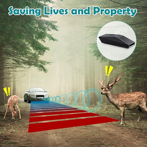 CITKOU 8Pcs Deer Whistles for Vehicles